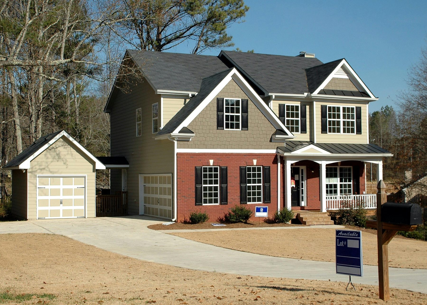 A residential property from the Apex stock library.